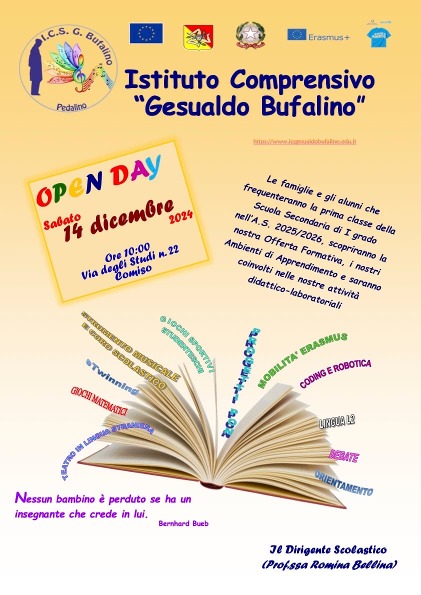 OPEN DAY secondaria