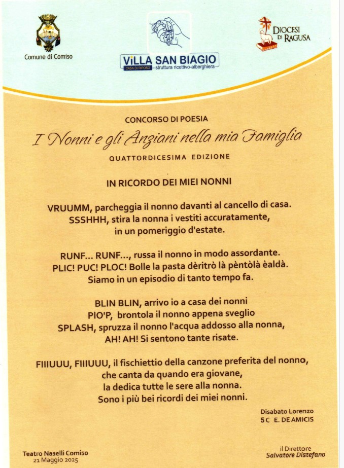 Lorenzo Disabato 5C Comiso Centrale