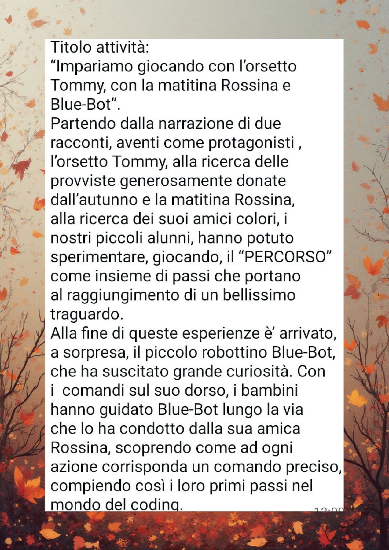 Descrizione Coding S. M. Goretti- Orsetti