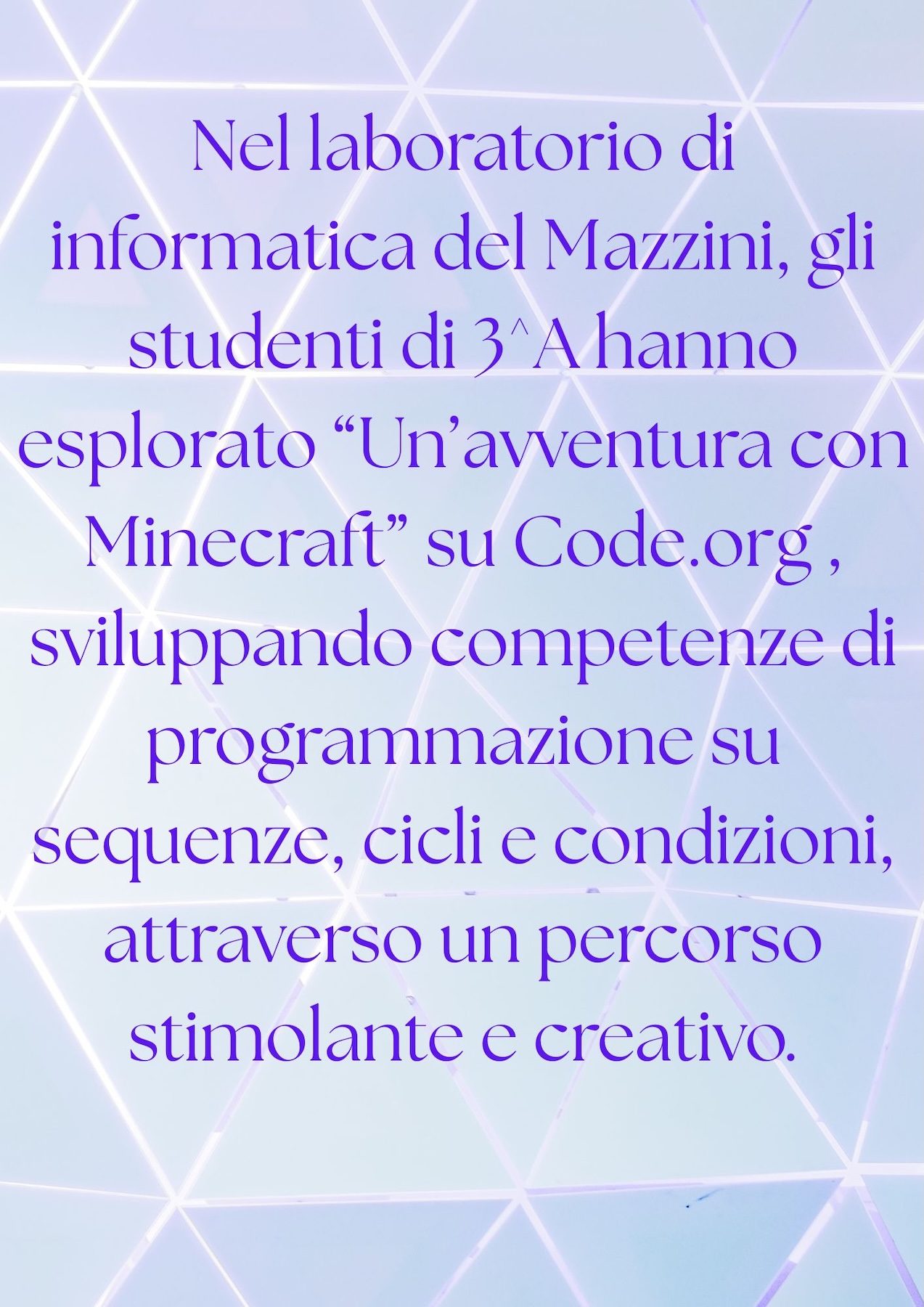 Descrizione coding 3 A Mazzini