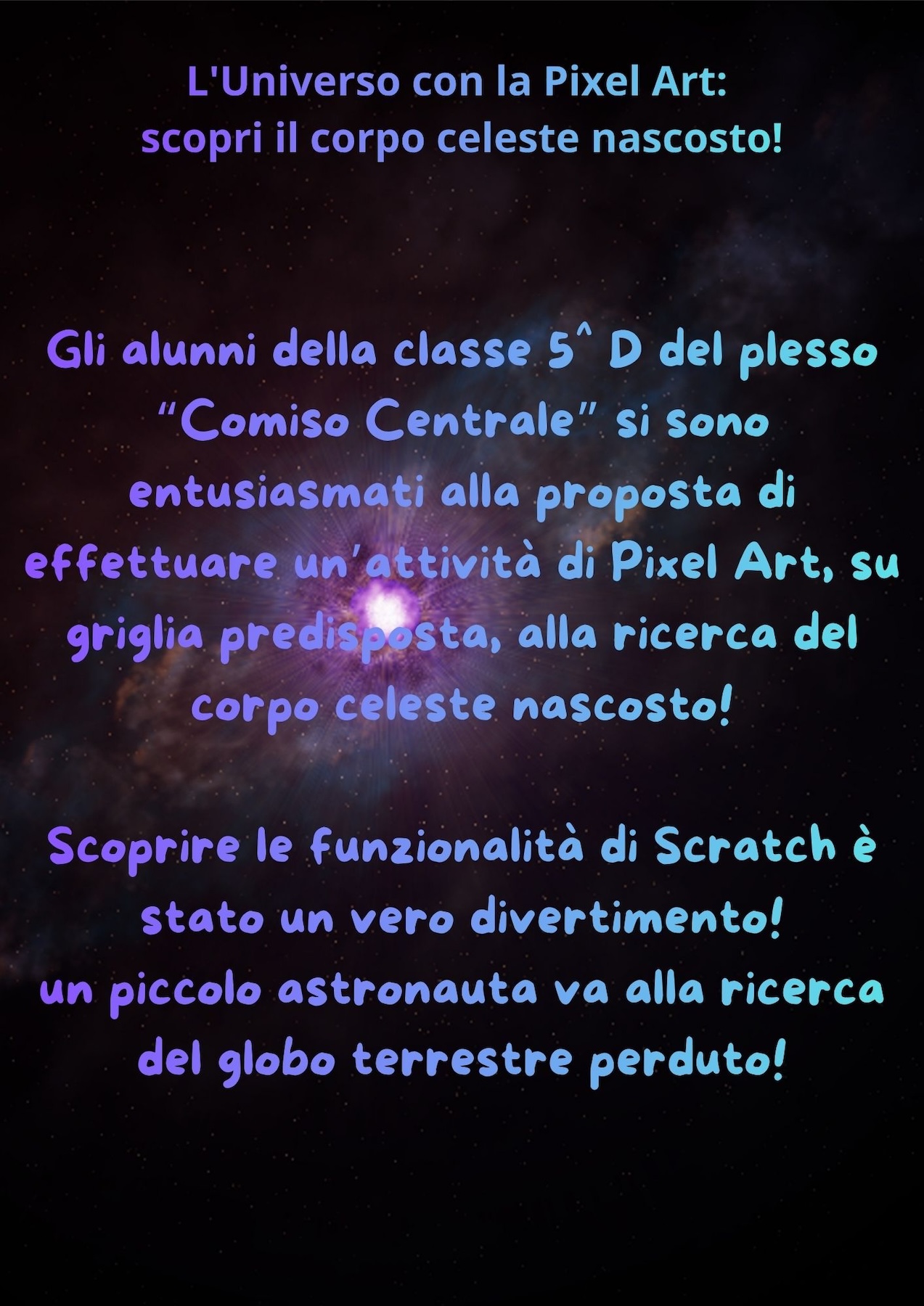 Descrizione coding classe 5 D Comiso Centrale