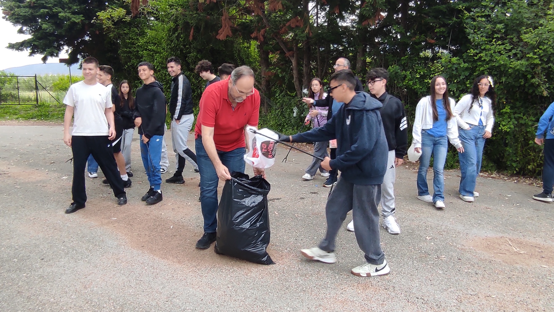 Plogging in Kalamata